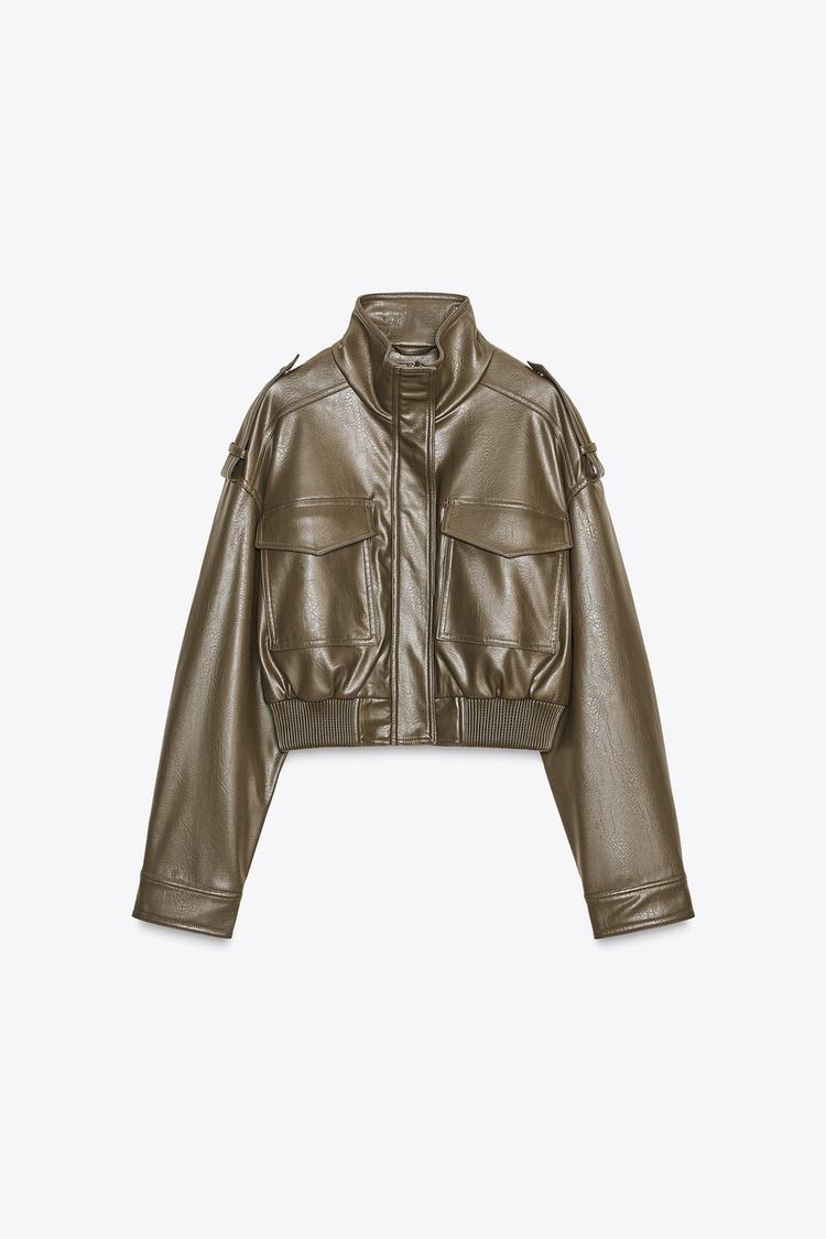 Chaqueta de cuero Ariel