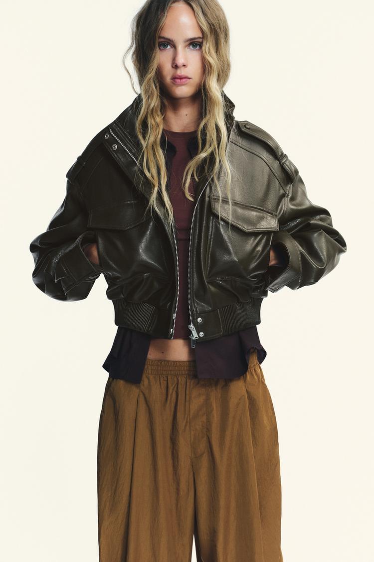 Chaqueta de cuero Ariel