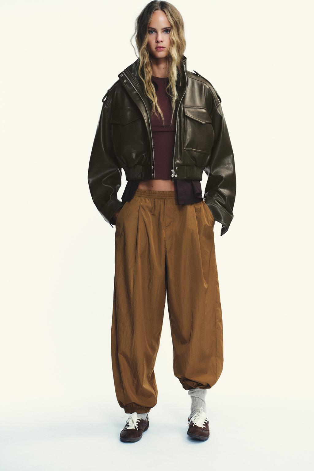 Chaqueta de cuero Ariel