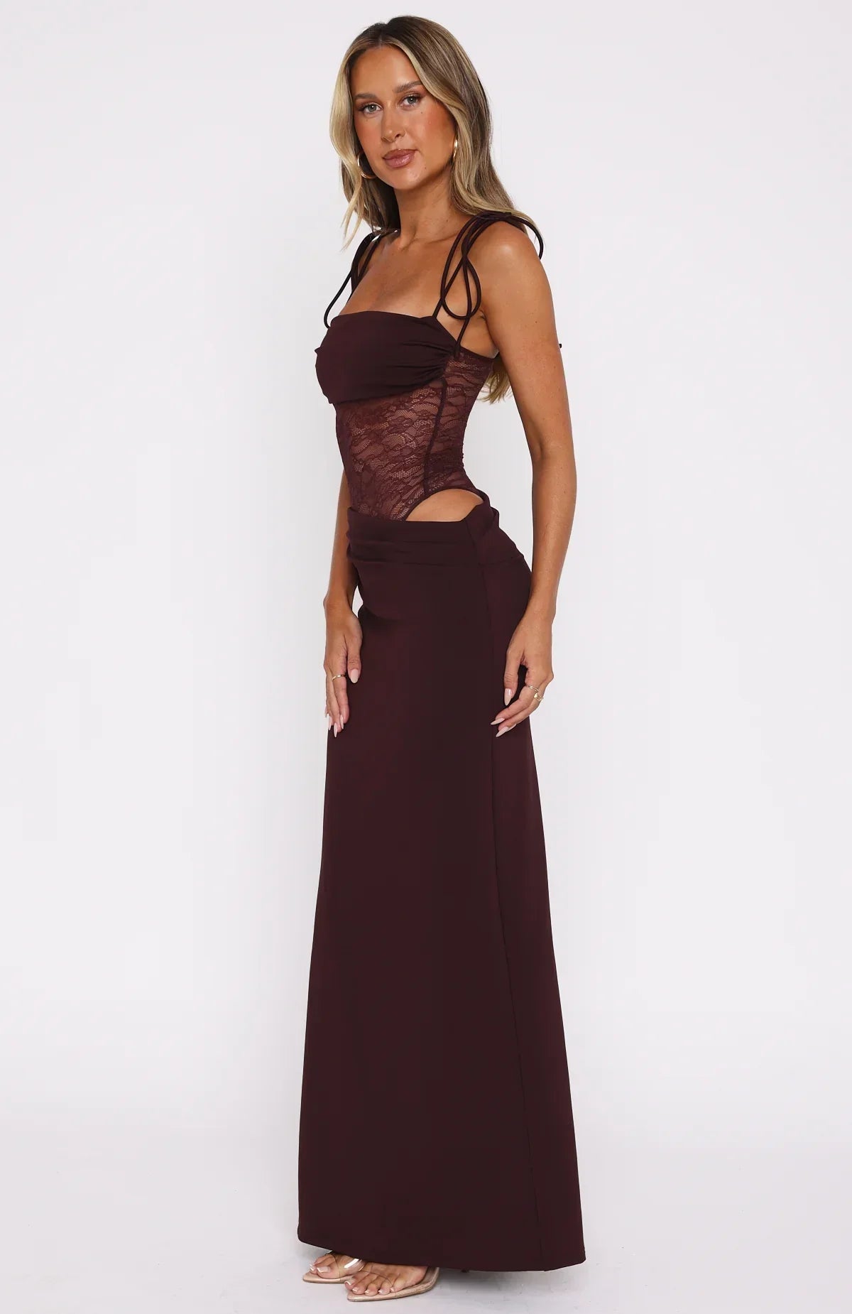 Maxivestido de encaje Sienna