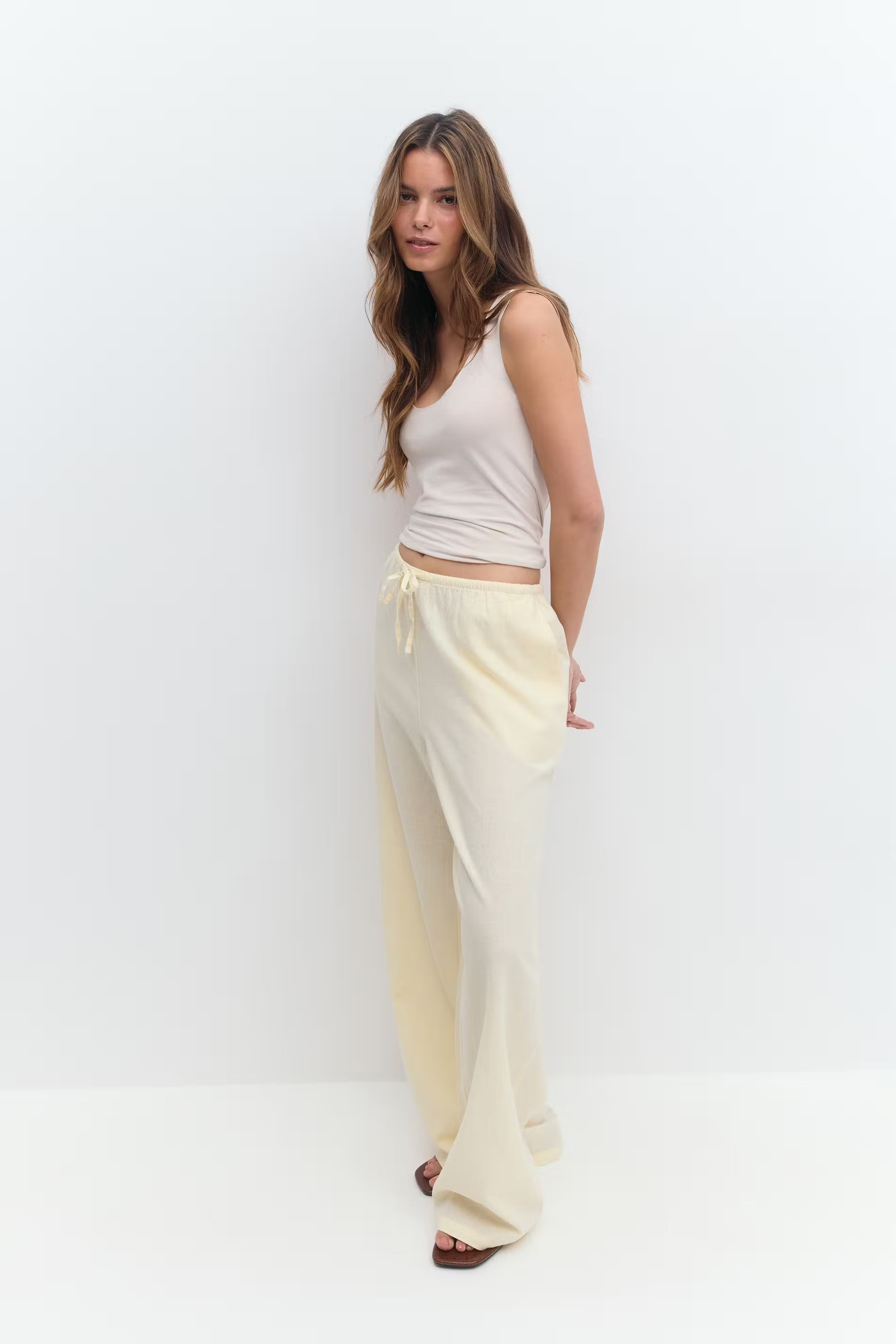Linen blend trousers - Edel Essential