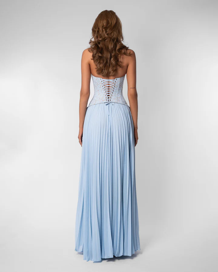 Vestido largo Daria Esmeralda