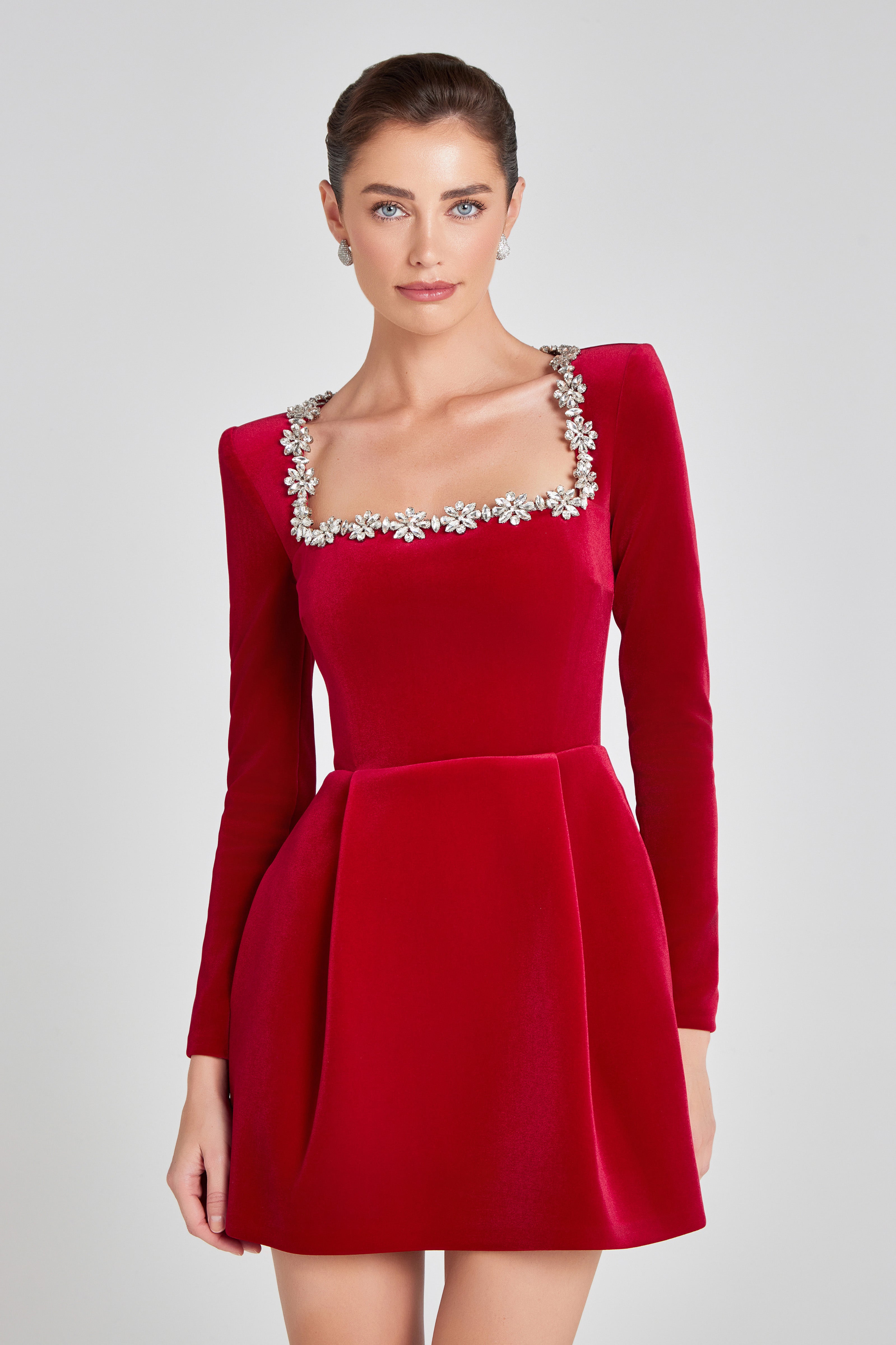 Minivestido de terciopelo Jolie