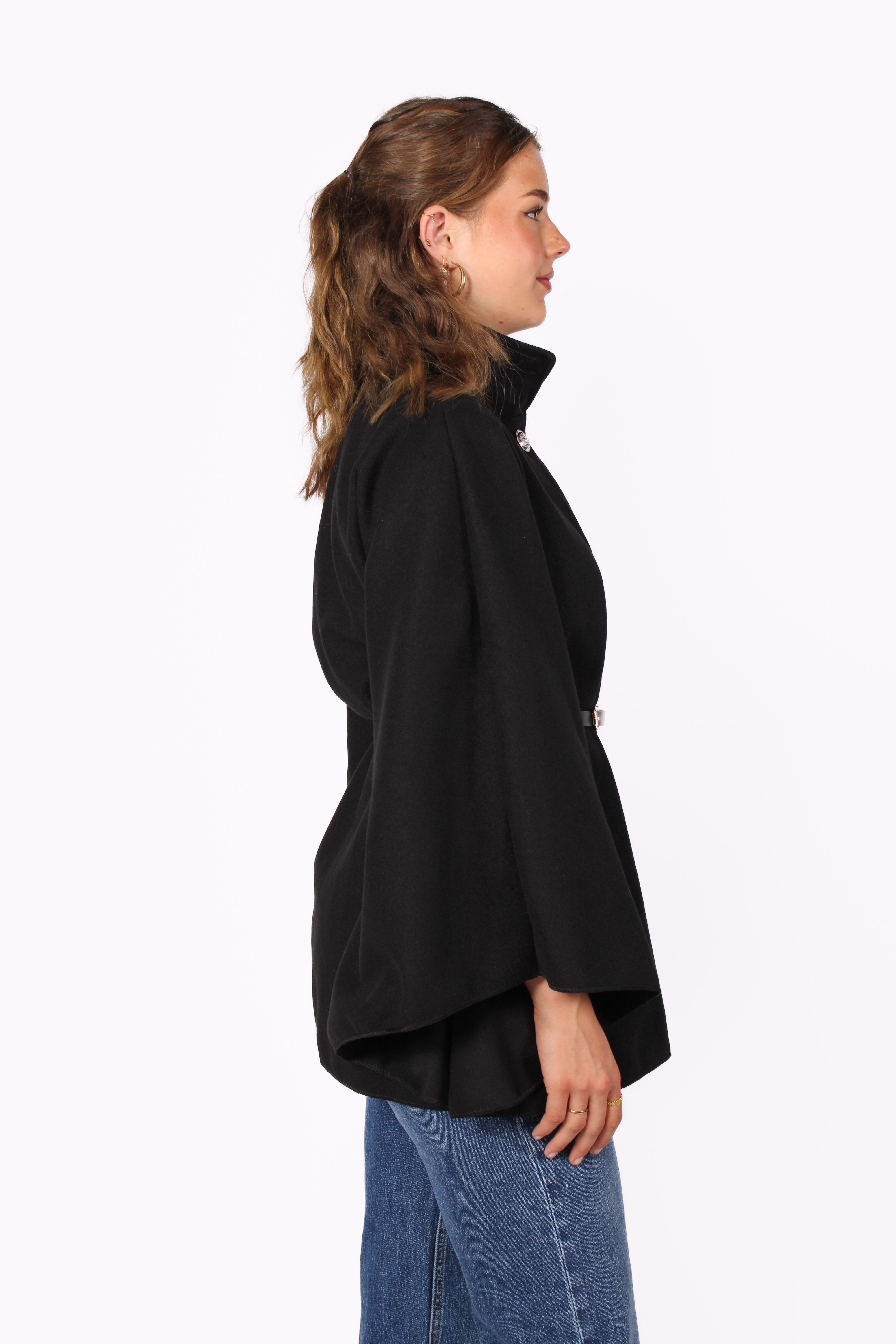 Freya Poncho mit Gürtel