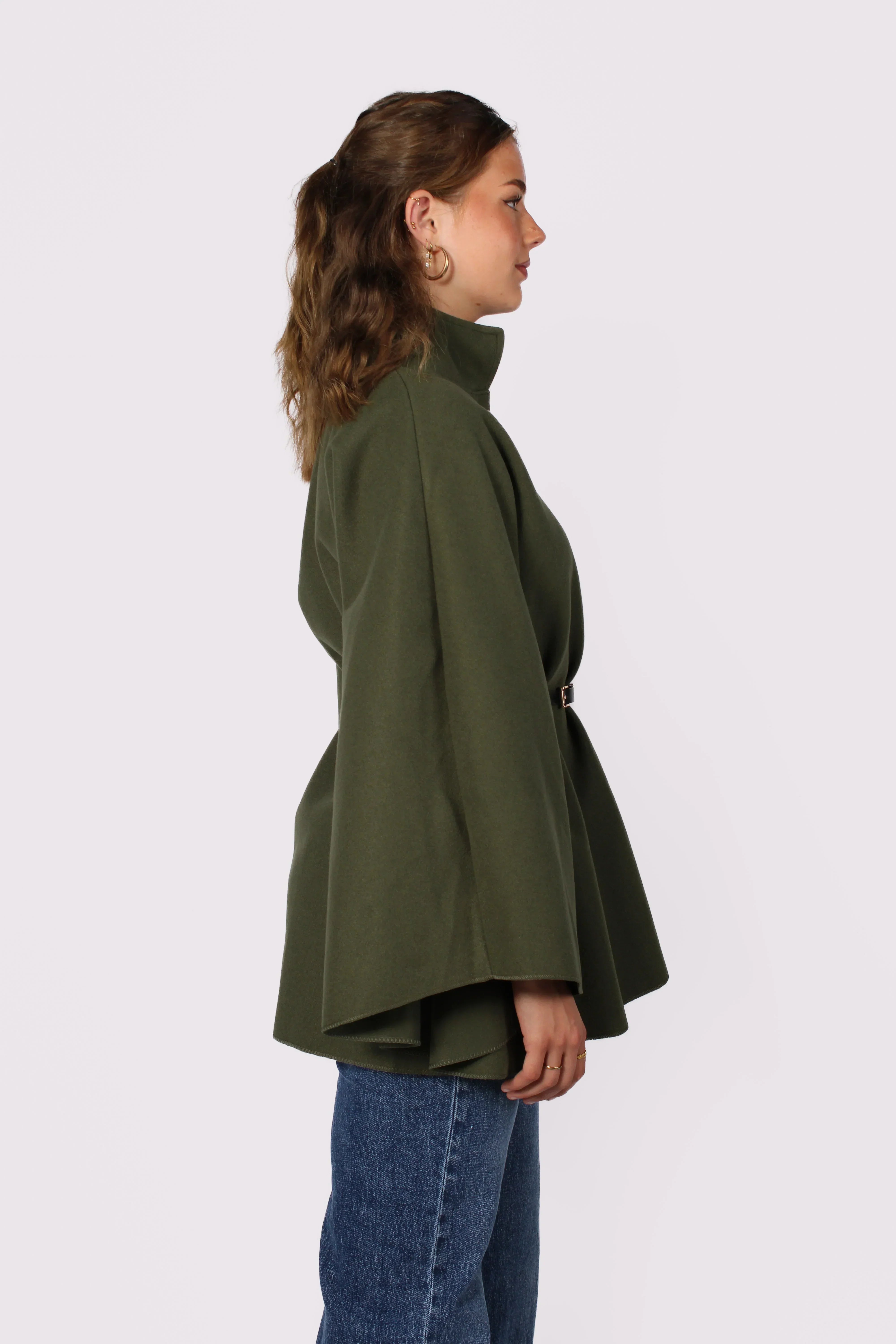 Freya Poncho mit Gürtel