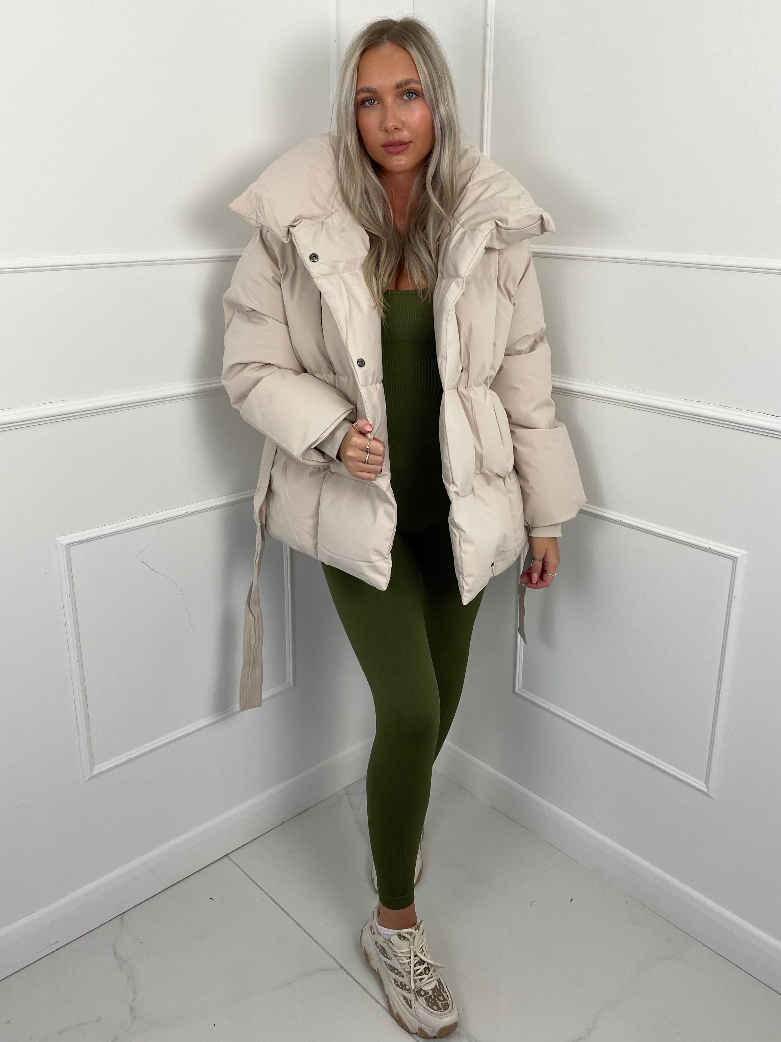 Karly Belted Puffer