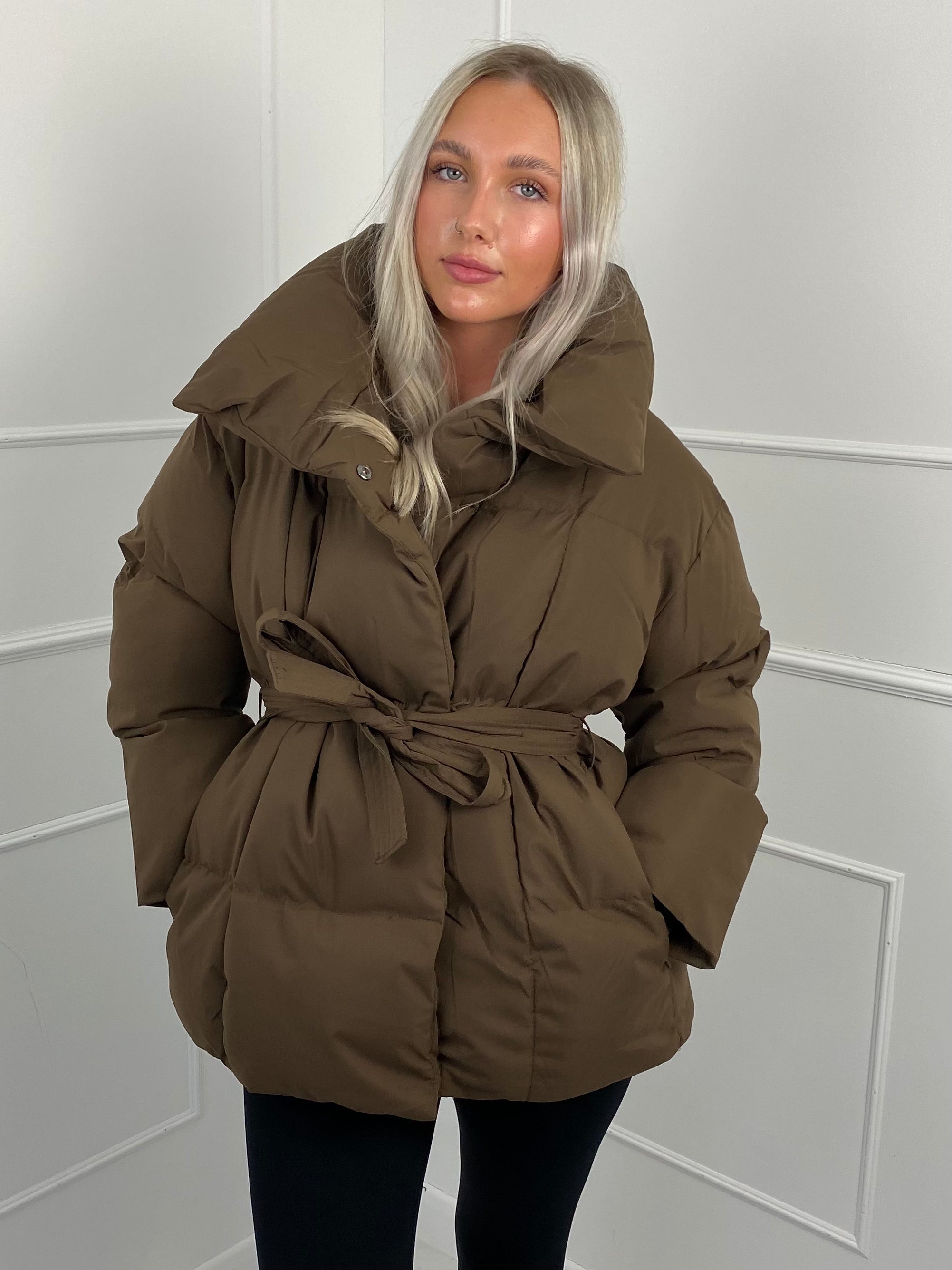 Karly Belted Puffer