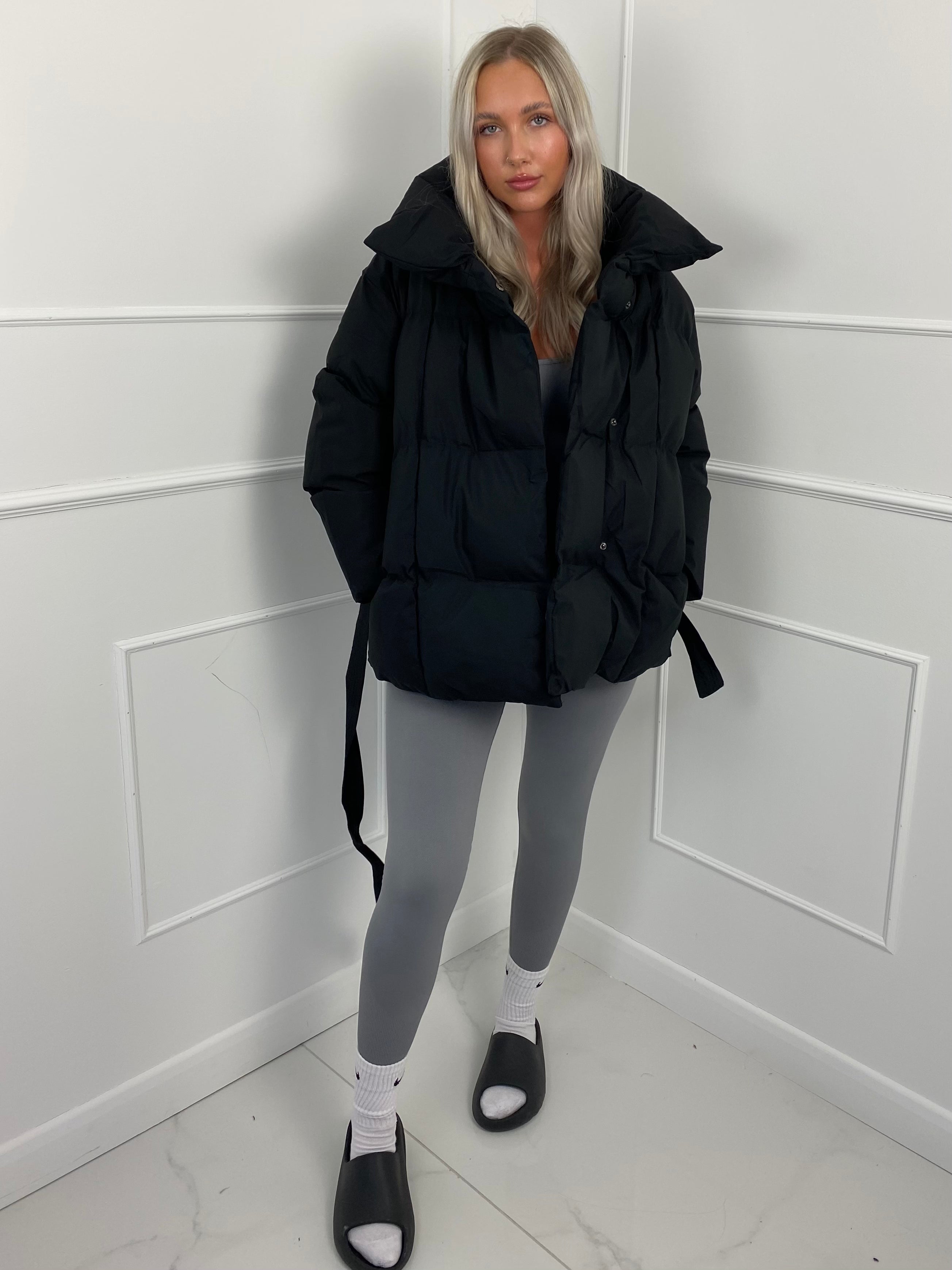 Karly Belted Puffer
