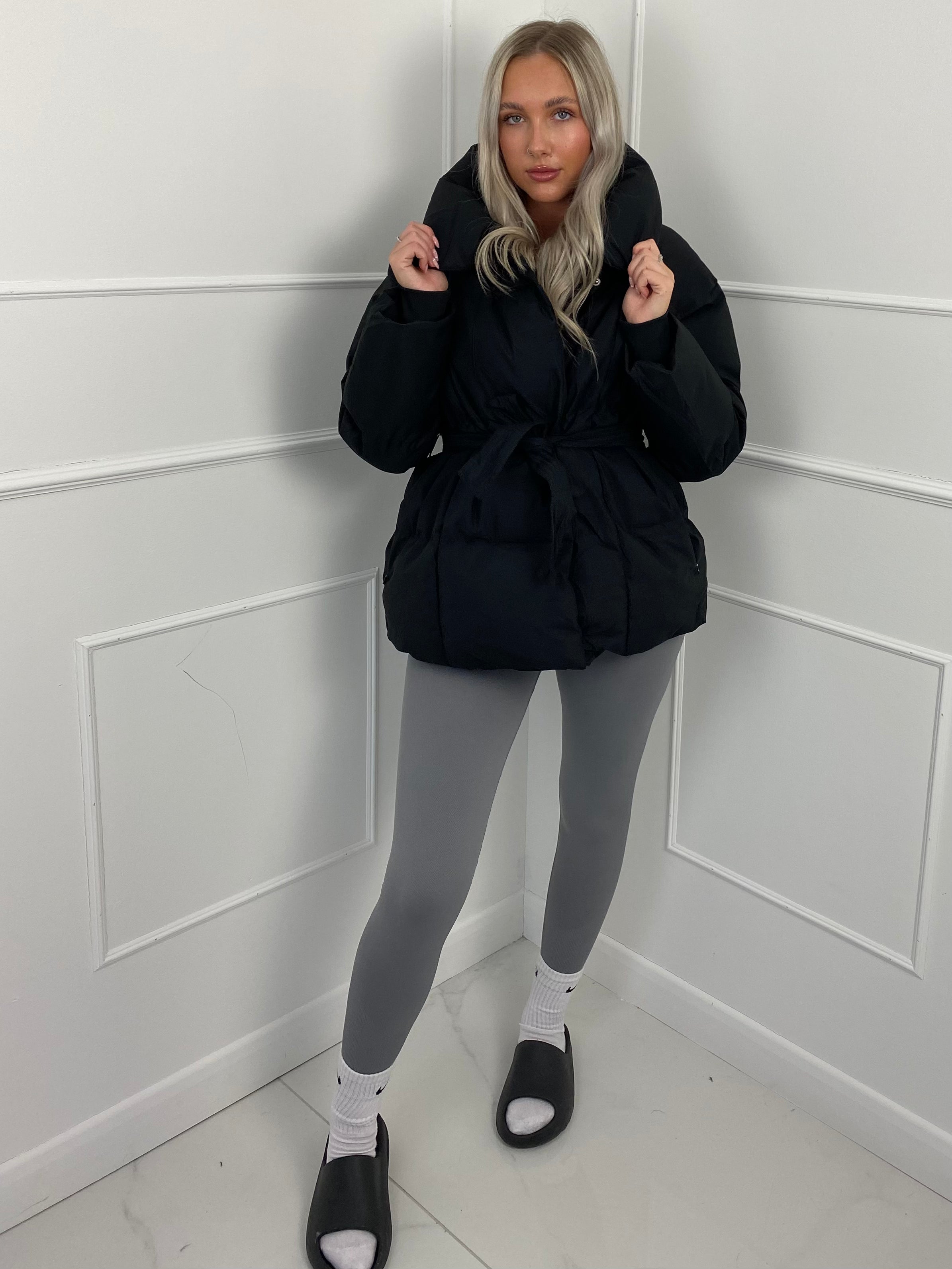 Karly Belted Puffer