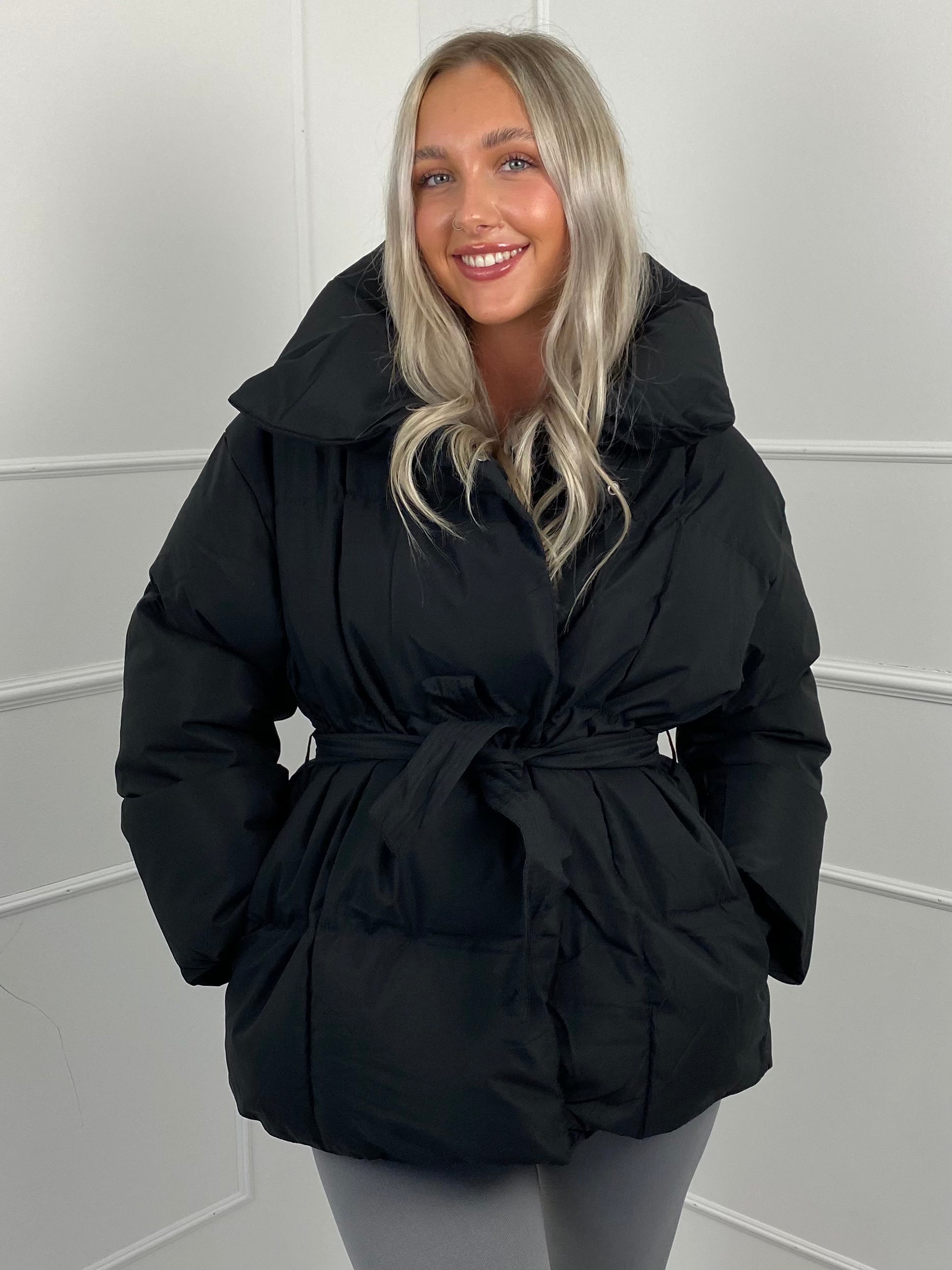 Karly Belted Puffer