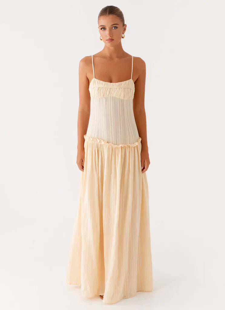 Drop Waist Maxi Dress - Edel Essential