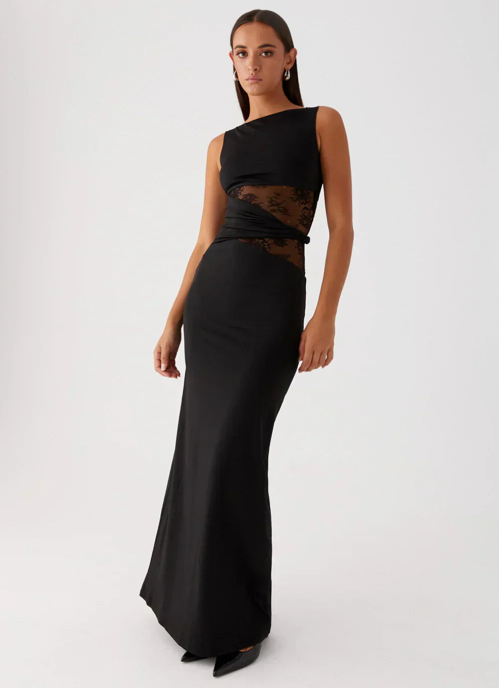 Liliana Mesh-Maxikleid