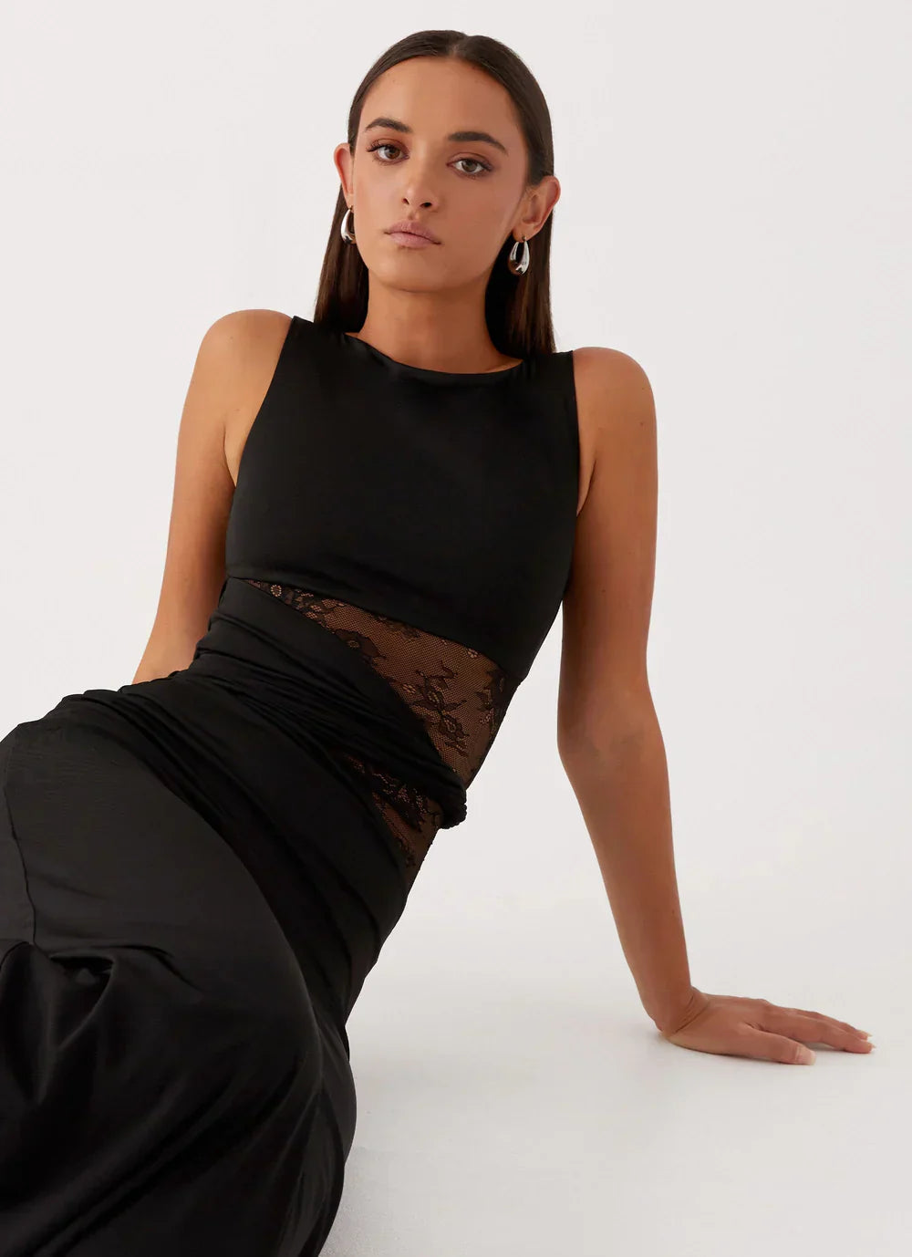 Liliana Mesh-Maxikleid