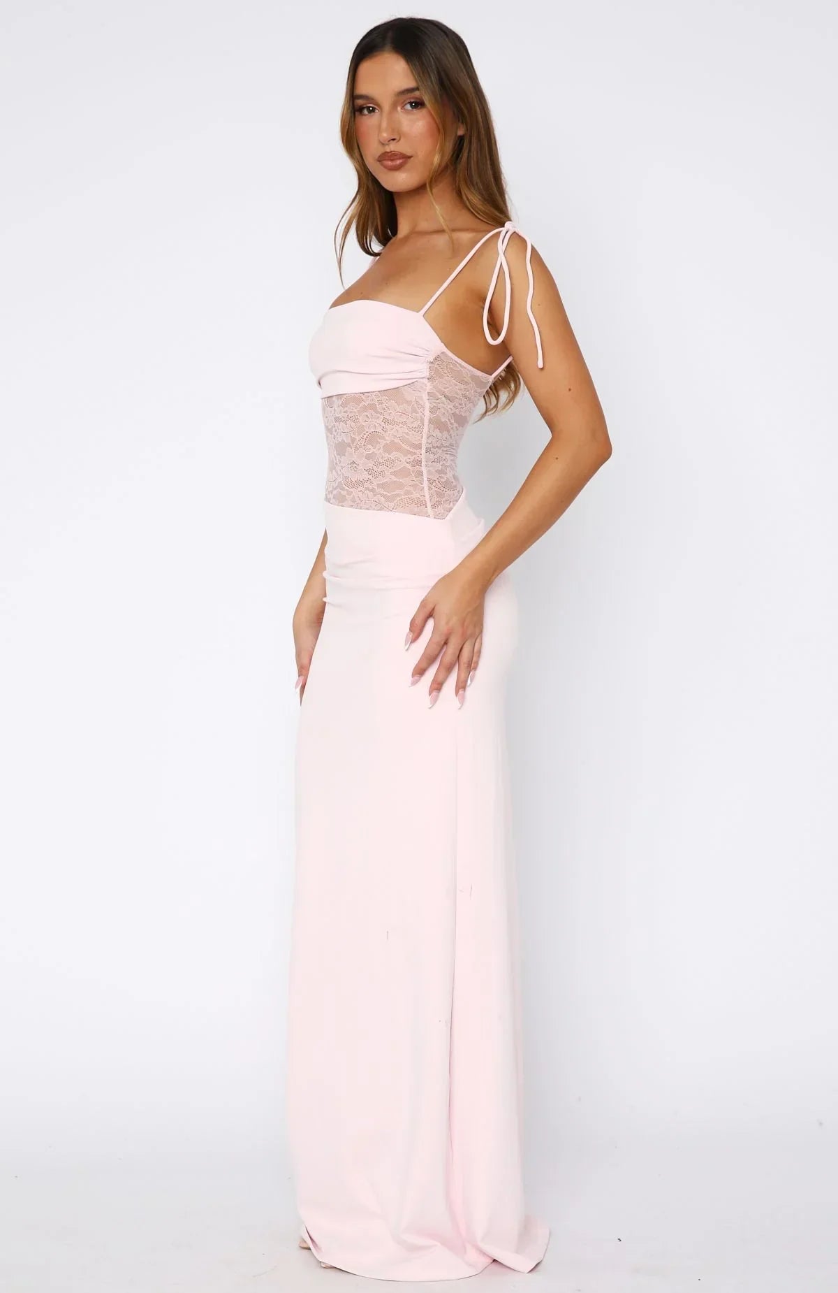 Maxivestido de encaje Sienna