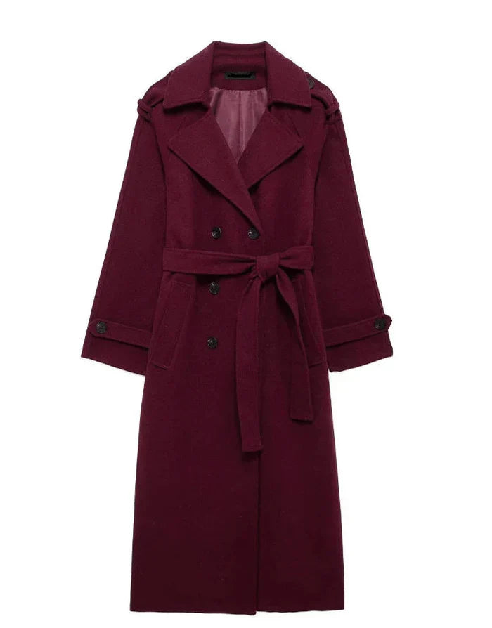 Holly Woll-Trenchcoat