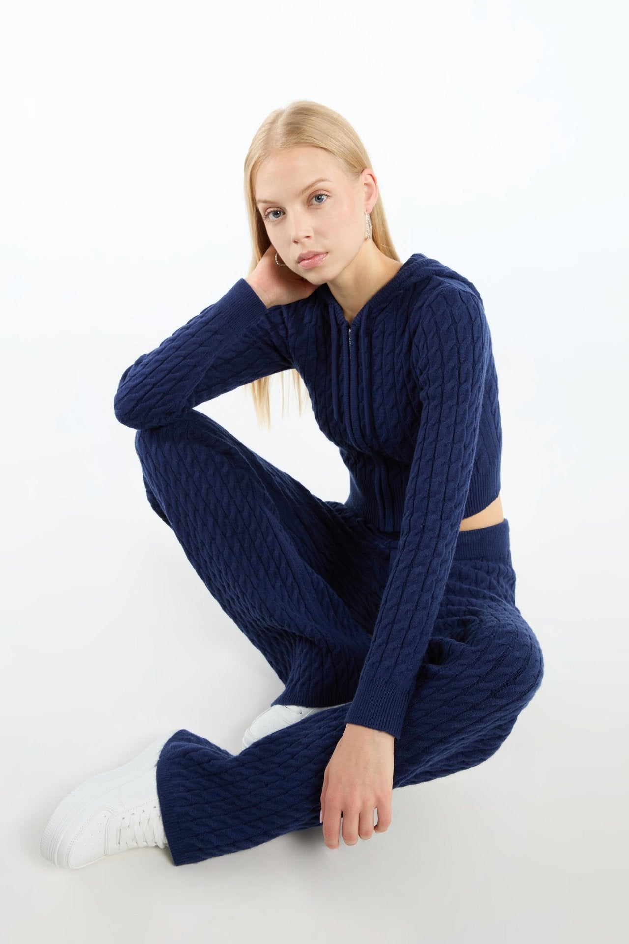 Conjunto de punto trenzado Nora