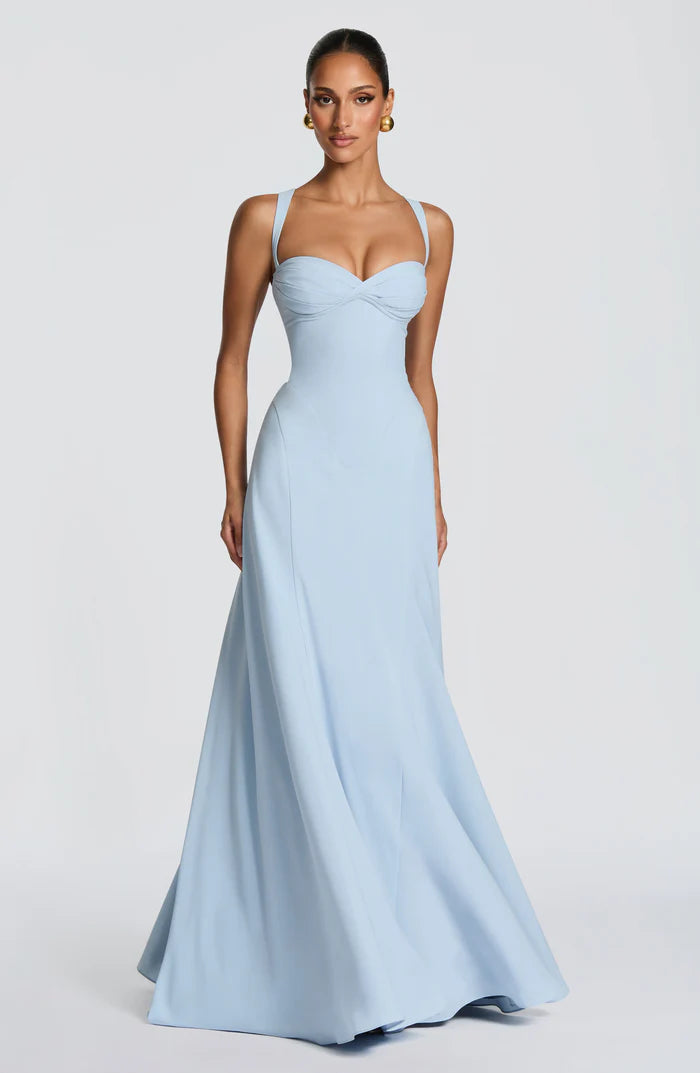 Vestido largo de Rihanna