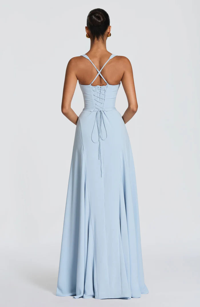 Vestido largo de Rihanna