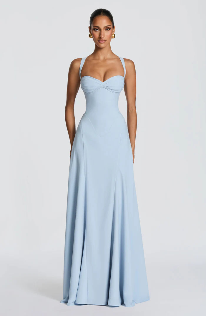 Vestido largo de Rihanna