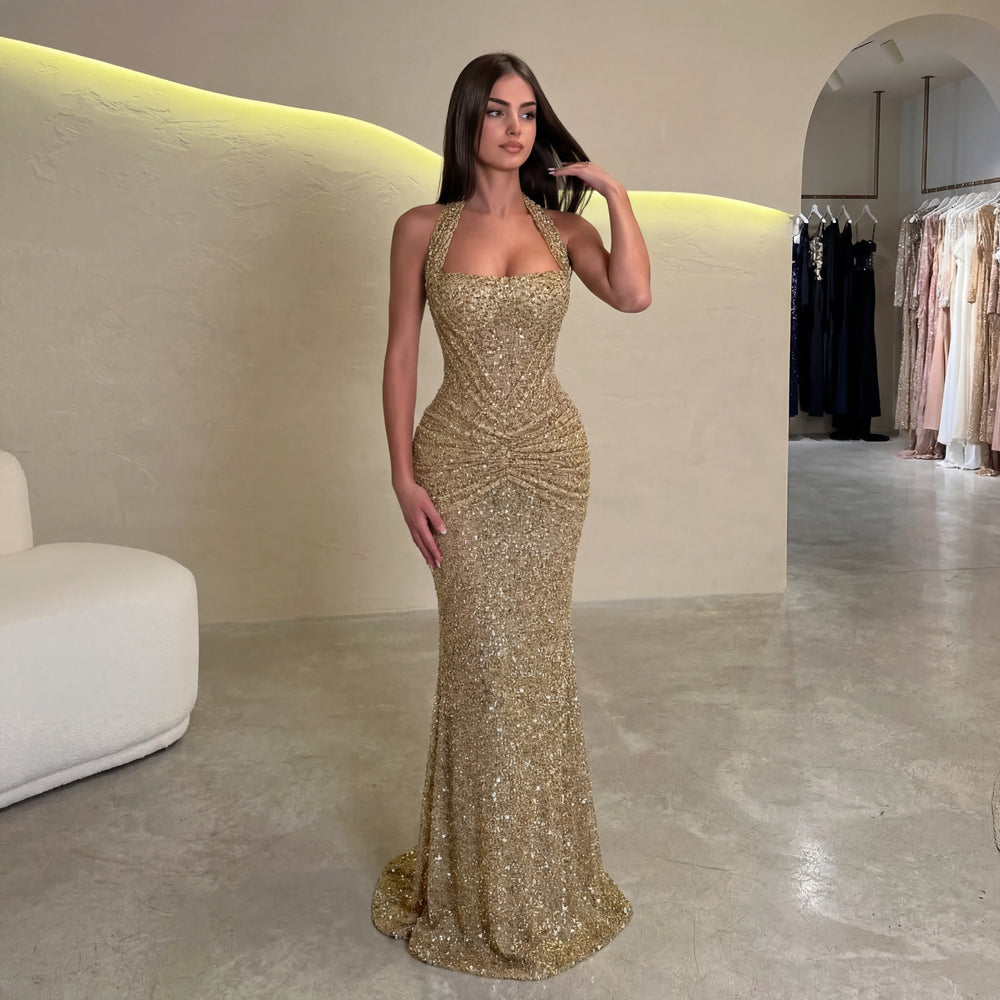 Vestido largo de sirena