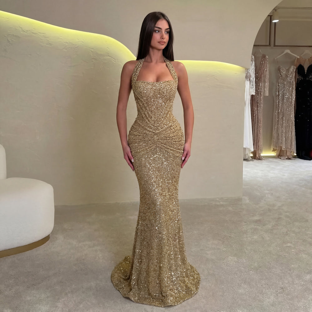 Vestido largo de sirena