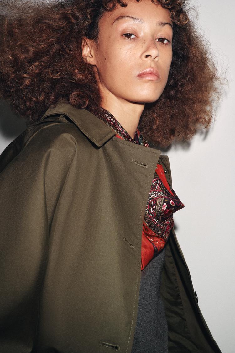 Amélie Kapuzen-Trenchcoat