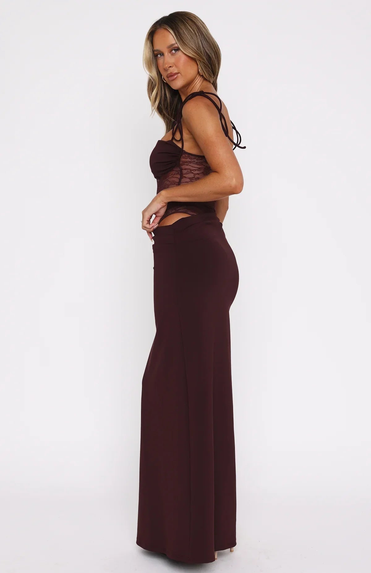 Maxivestido de encaje Sienna