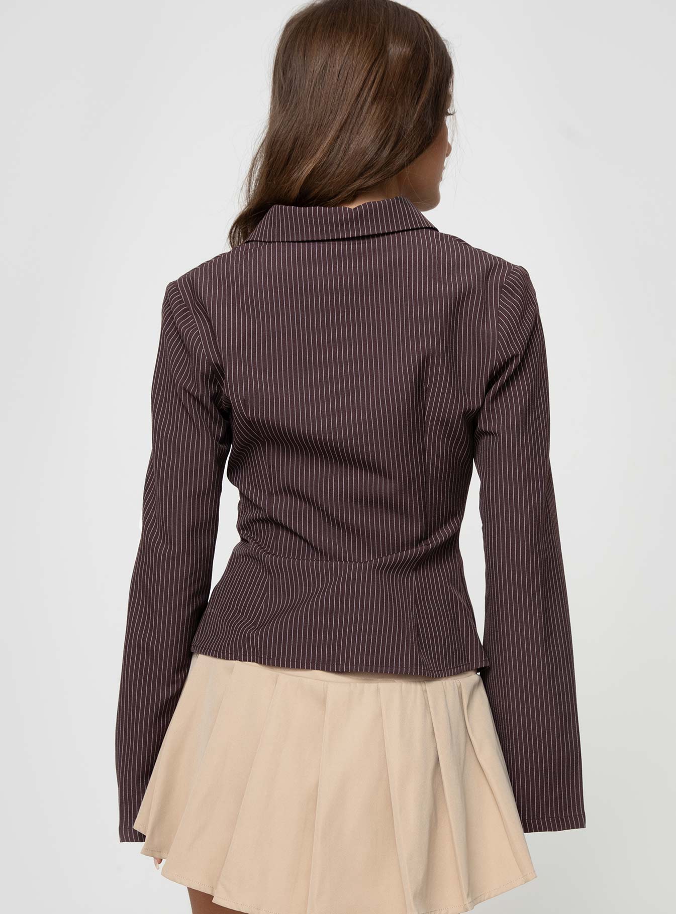 Blusa Jess Pinstripe