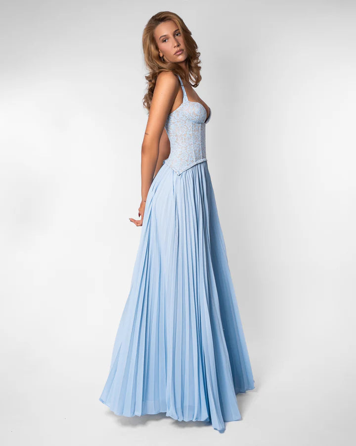 Vestido largo Daria Esmeralda