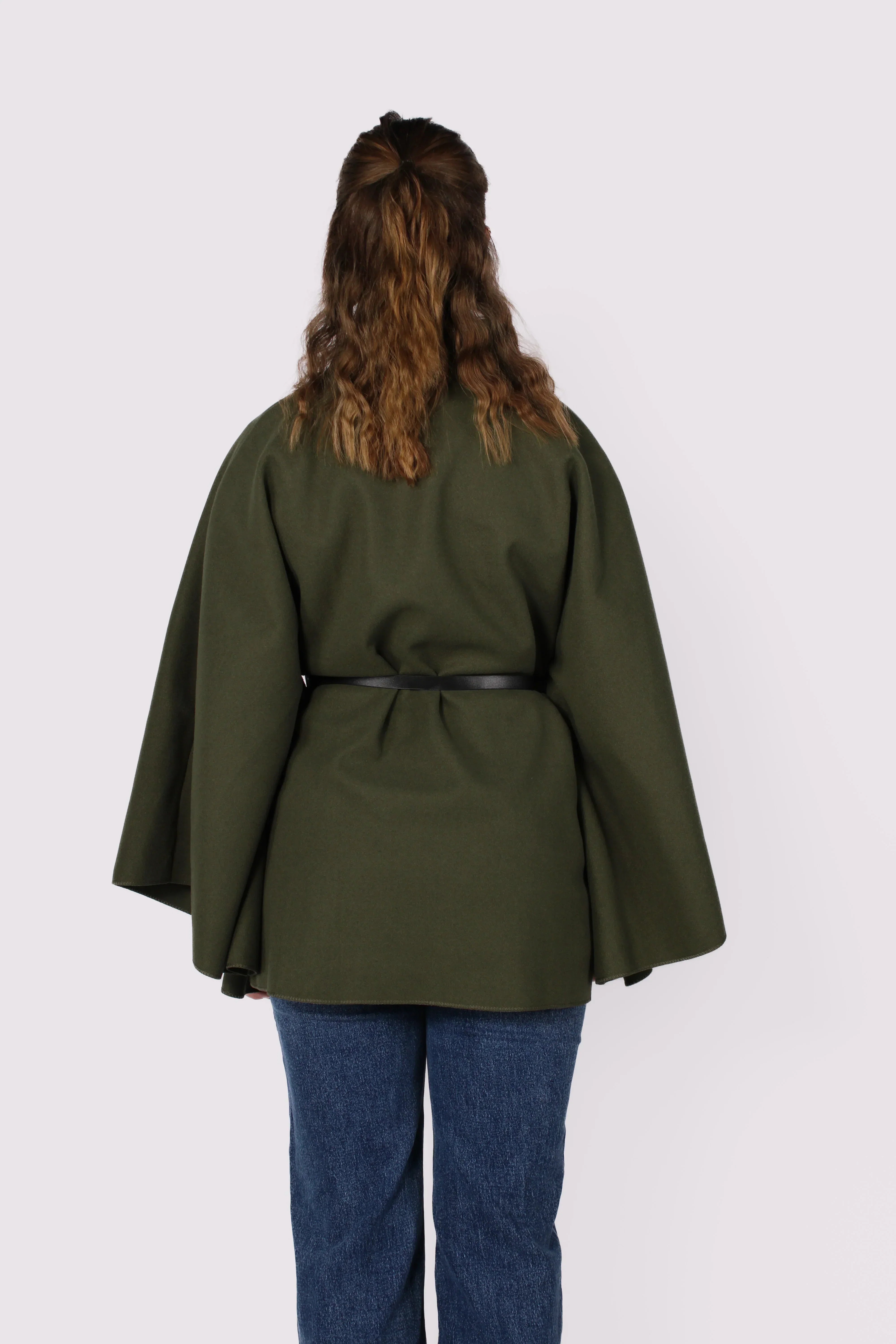 Freya Poncho mit Gürtel
