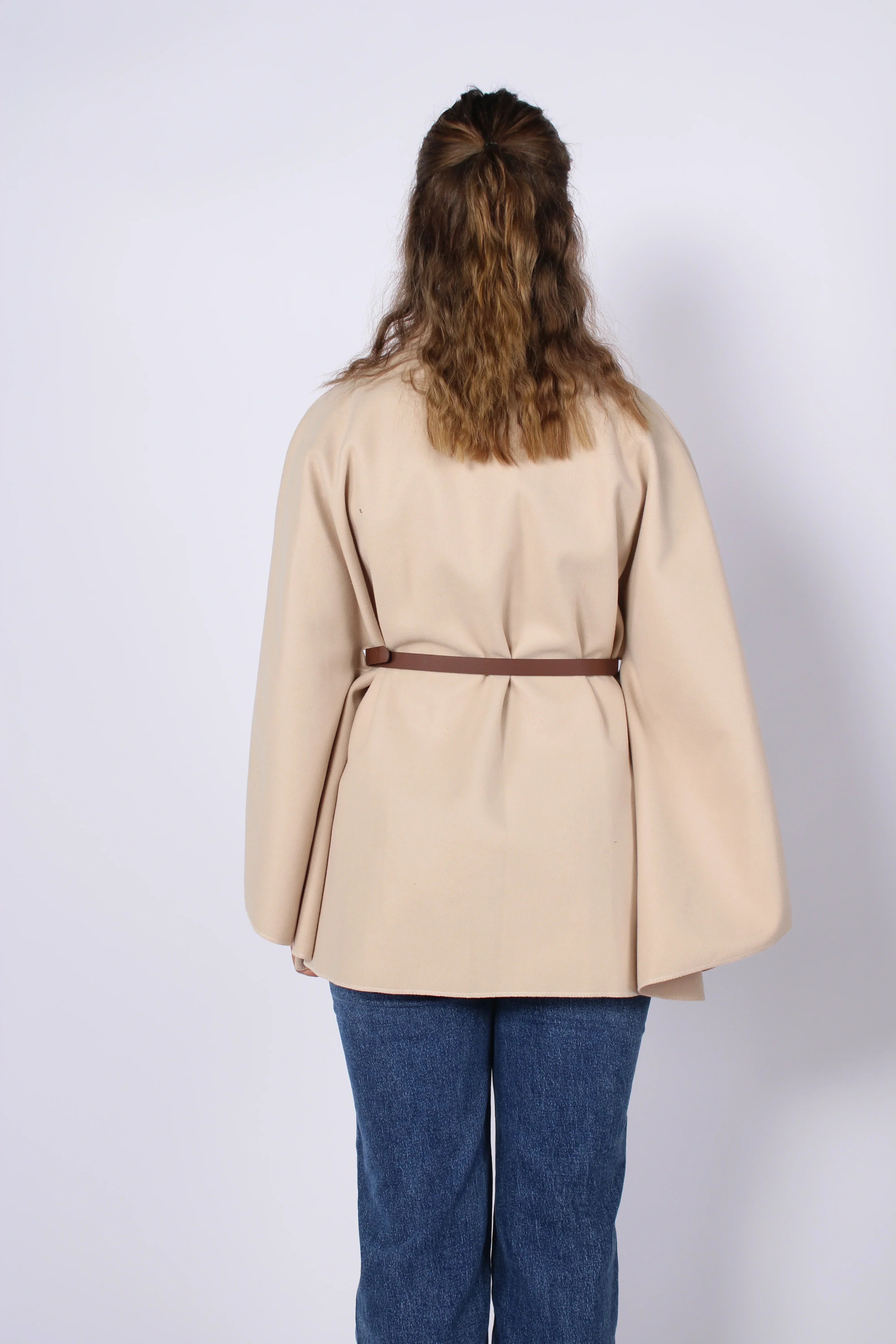 Freya Poncho mit Gürtel