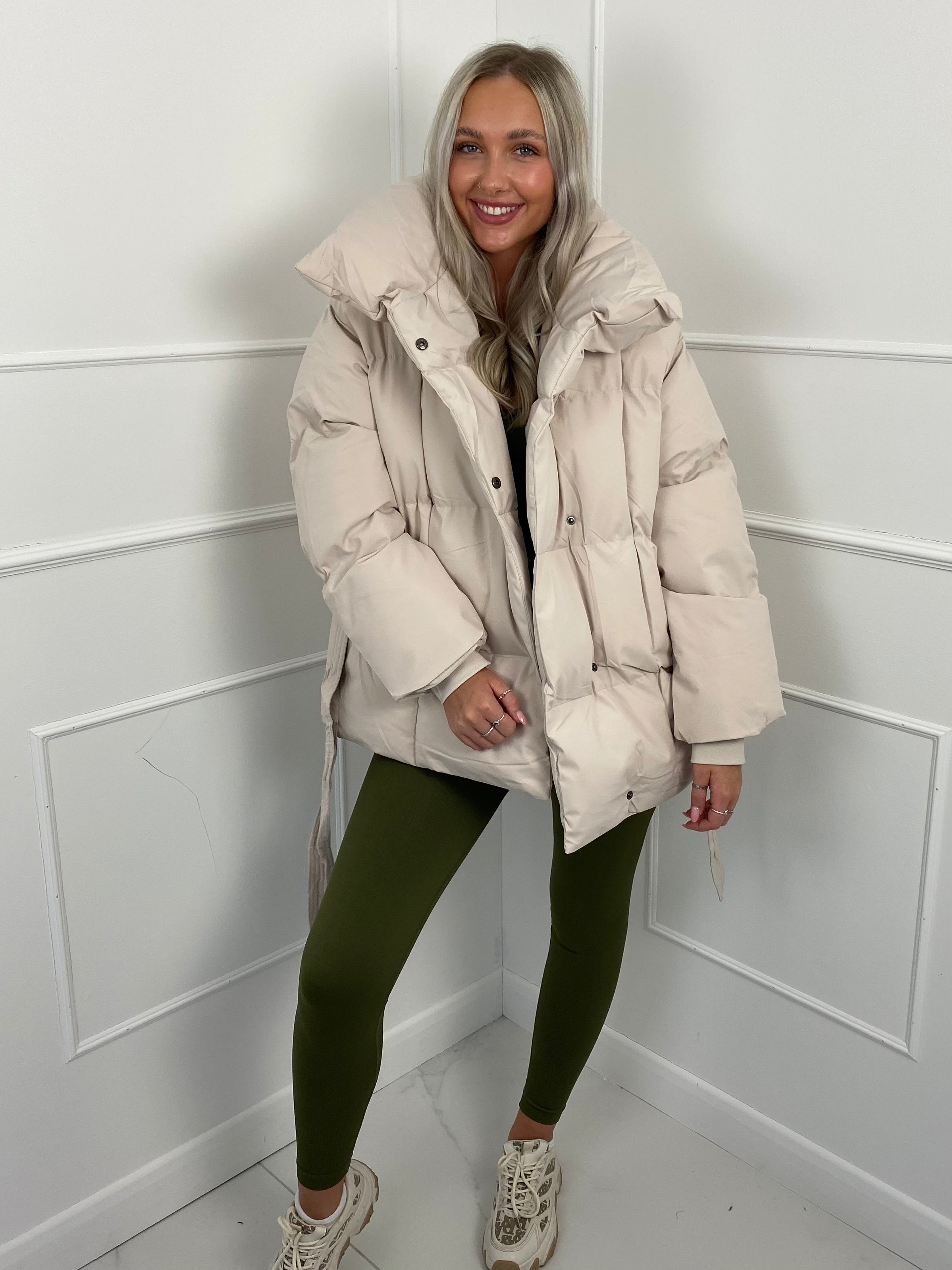 Karly Belted Puffer