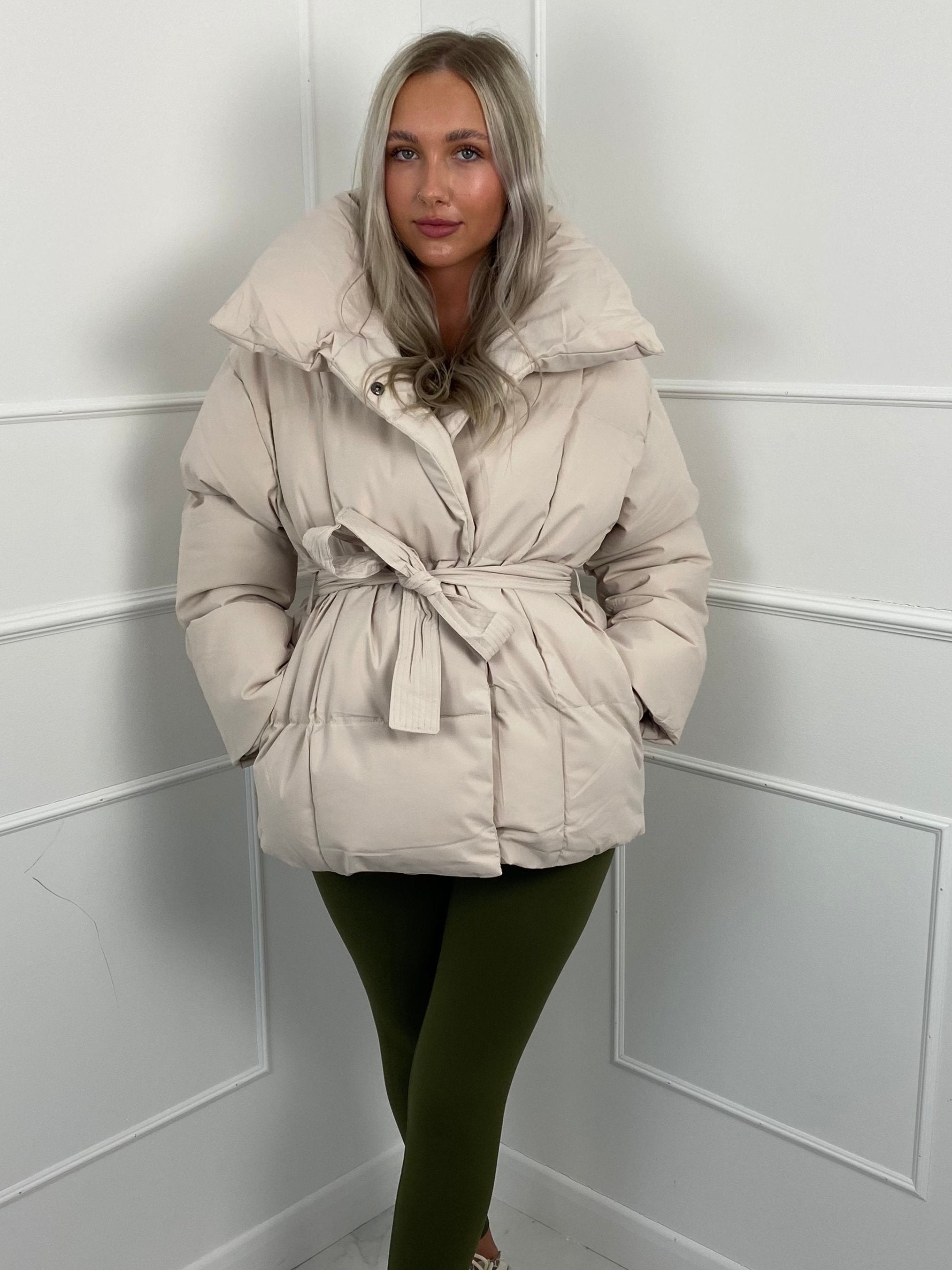 Karly Belted Puffer