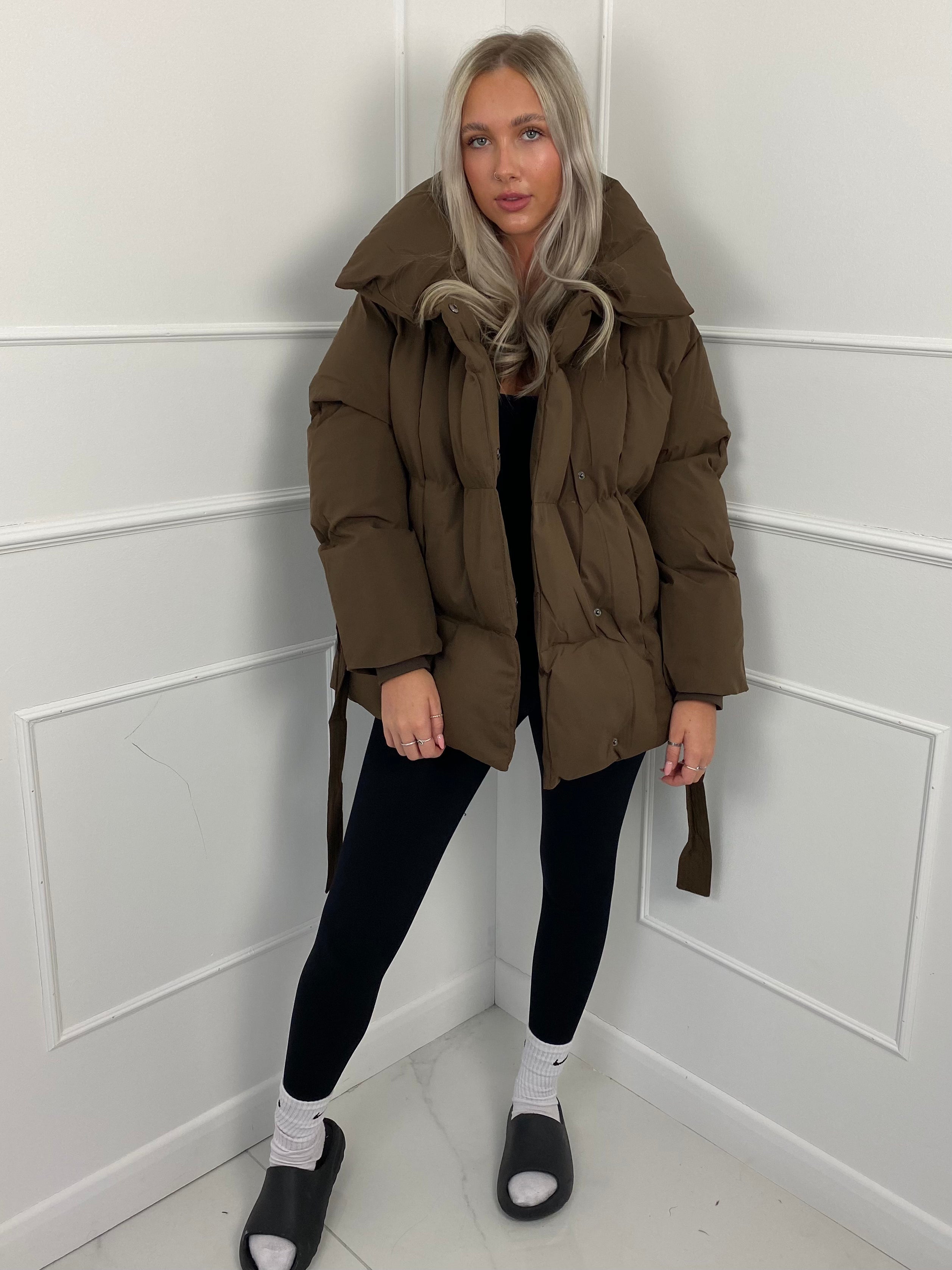 Karly Belted Puffer