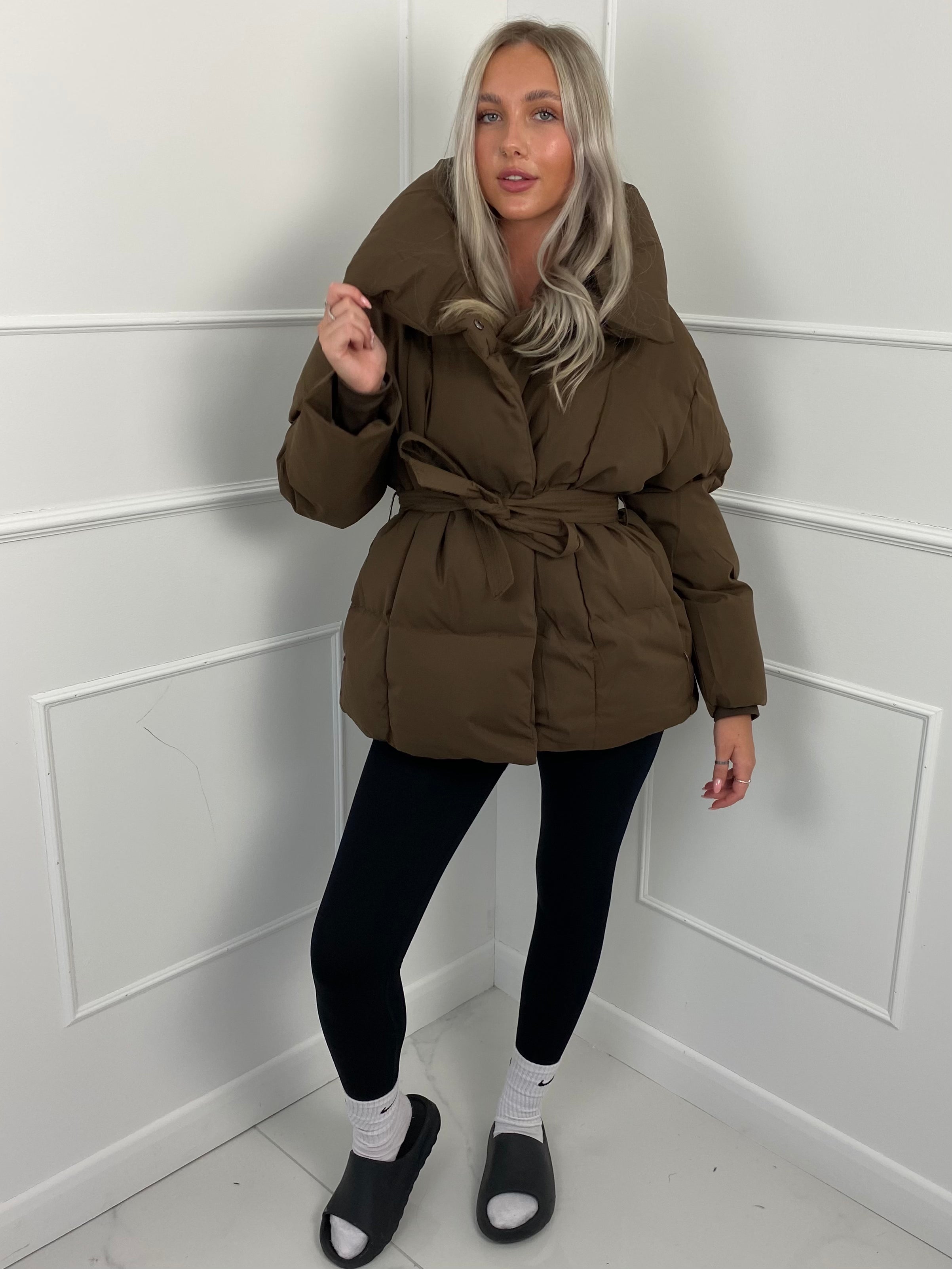 Karly Belted Puffer