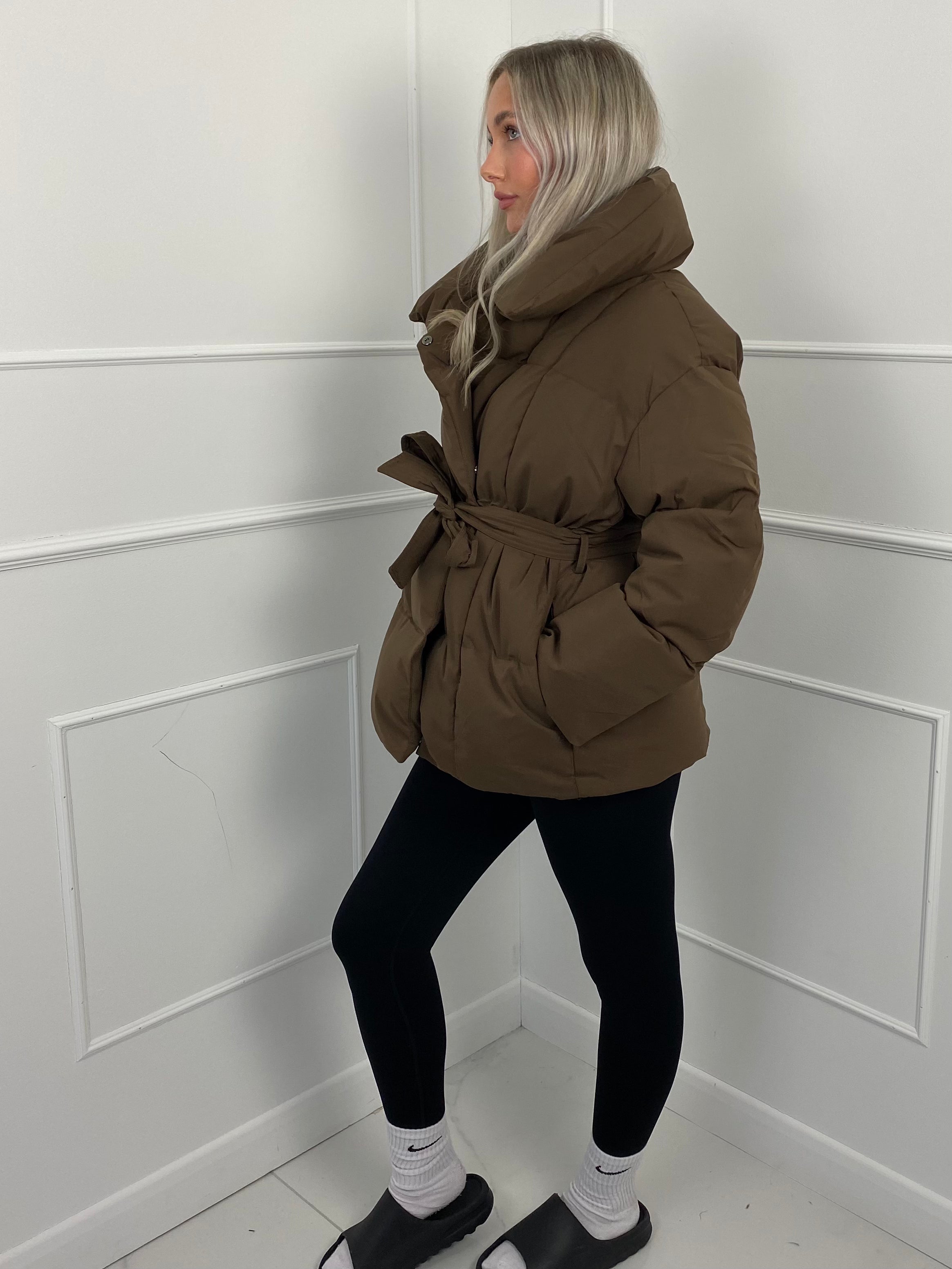Karly Belted Puffer