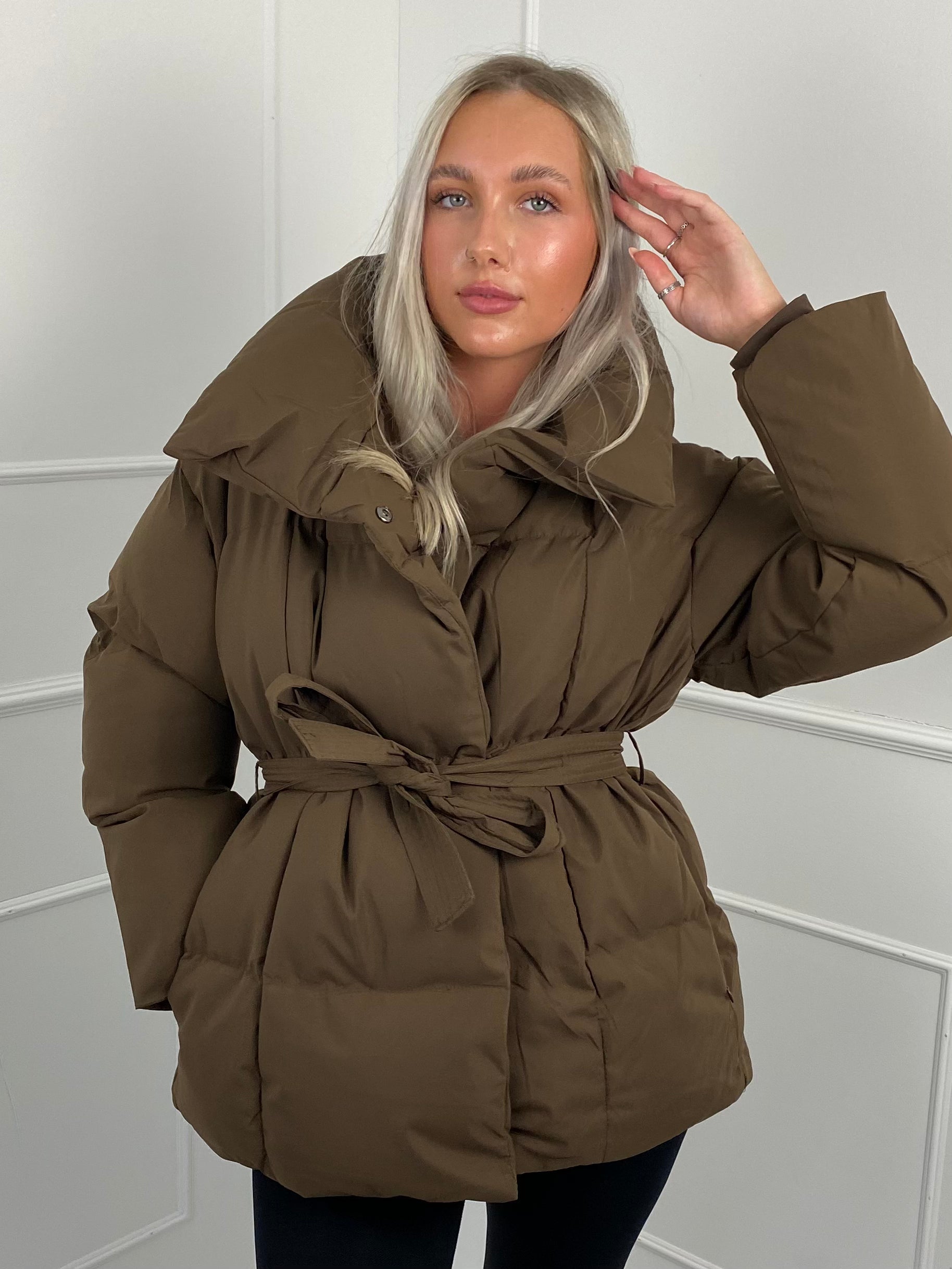 Karly Belted Puffer