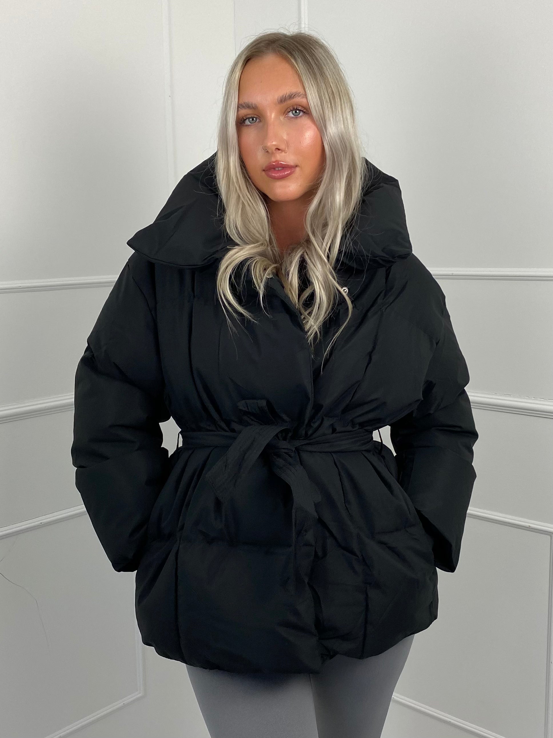 Karly Belted Puffer