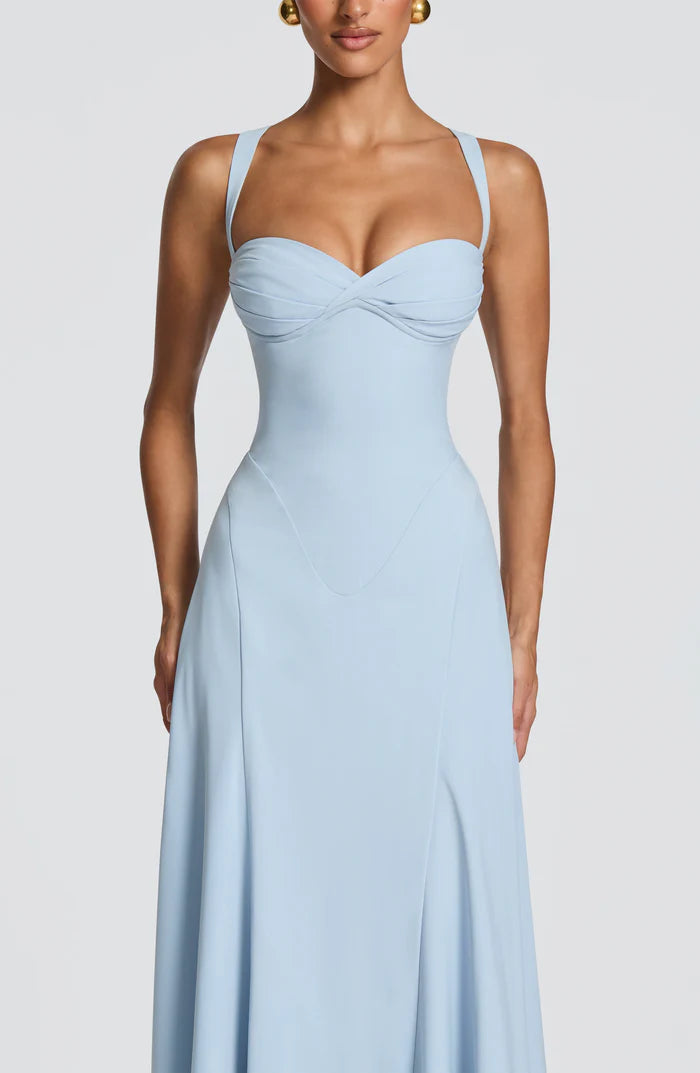Vestido largo de Rihanna