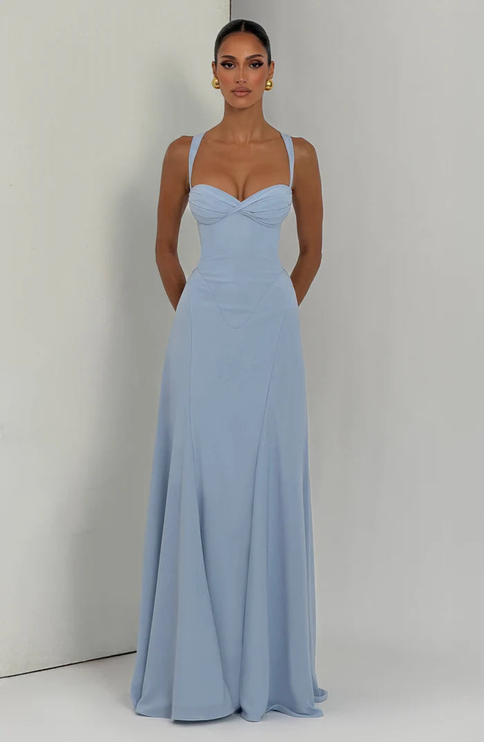 Vestido largo de Rihanna
