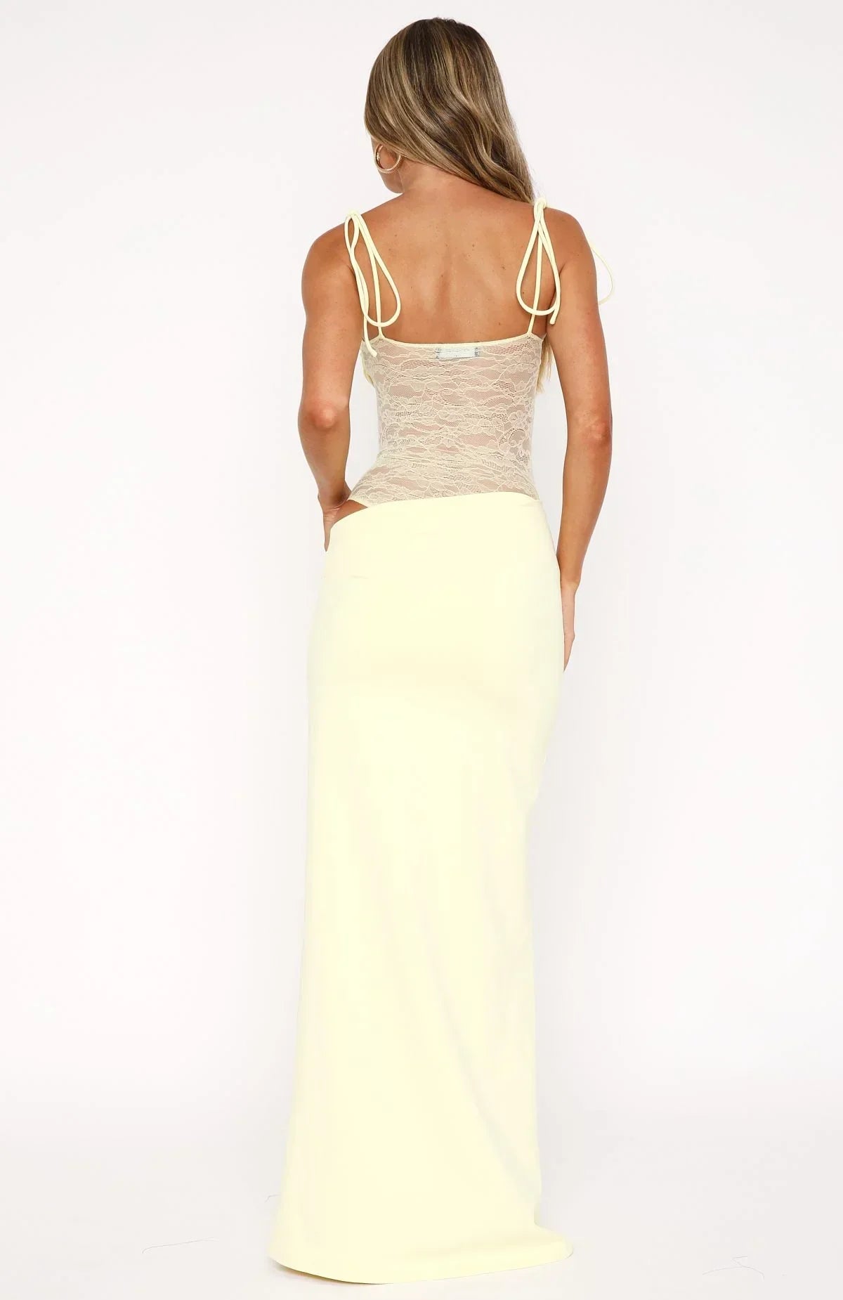 Maxivestido de encaje Sienna